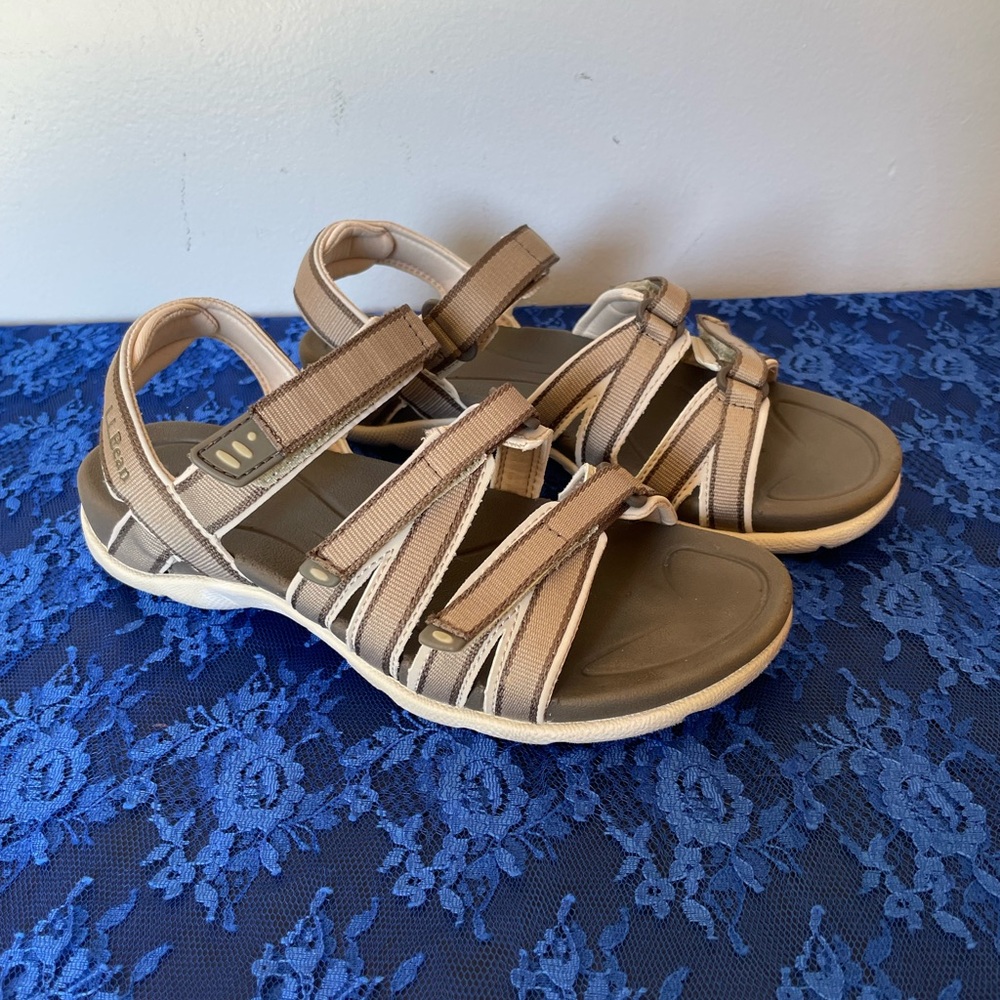 L.L. Bean Beige Women's Sandals, Size 7